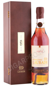арманьяк chateau de laubade armagnac 1965 years 0.5л в деревянной упаковке