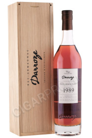 арманьяк darroze bas armagnac unique collection 1989 years 0.7л в деревянной упаковке