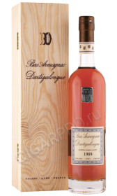 арманьяк vintage bas armagnac dartigalongue 1989 years 0.5л в деревянной упаковке