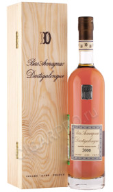 арманьяк vintage bas armagnac dartigalongue 2000 years 0.5л в деревянной упаковке