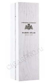 деревянная упаковка арманьяк maison gelas 1962 years 0.7л