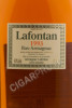 этикетка арманьяк armagnac lafontan 1993 0.7л