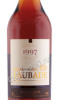 этикетка арманьяк chateau de laubade 1997 years 0.7л