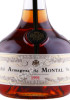 этикетка арманьяк bas armagnac de montal 1991 year 0.7л