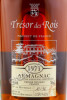 этикетка арманьяк tresor des rois armagnac 1971 0.7л