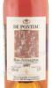 этикетка бренди bas armagnac de pontiac 1997 years 0.7л