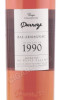 этикетка арманьяк darroze bas armagnac unique collection 1990 years 0.7л