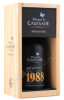 деревянная упаковка арманьяк marquis de caussade 1988г 0.7л