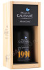 подарочная упаковка арманьяк marquis de caussade 1990г 0.7л