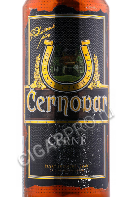 этикетка cernovar cerne 0.5л