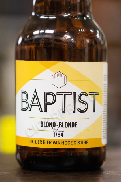 Этикетка Пиво Баптист Блонд 0.33л
