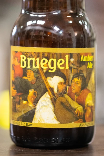 Этикетка Пиво Брюгель Амбер Эль 0.33л