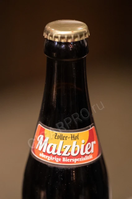 Этикетка Пиво Цоллер-Хоф Мальцбир Безалкогольное 0.33л