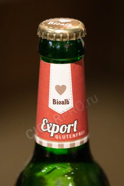 Этикетка Пиво Цоллер-Хоф Биоальб Экспортное Безглютеновое 0.5л