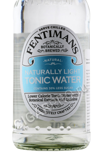 этикетка quinta fentimans light tonic 0.125л