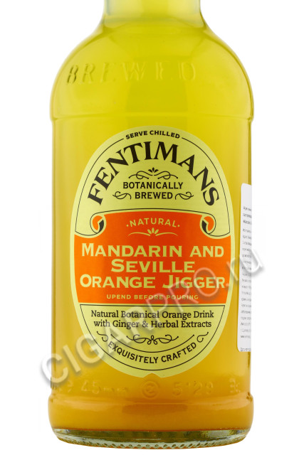этикетка fentimans mandarin seville orange 0.275л
