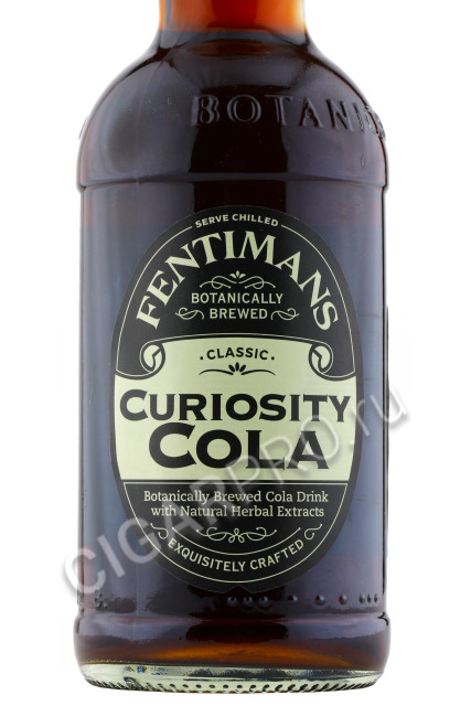 этикетка fentimans curiosity cola 0.275л