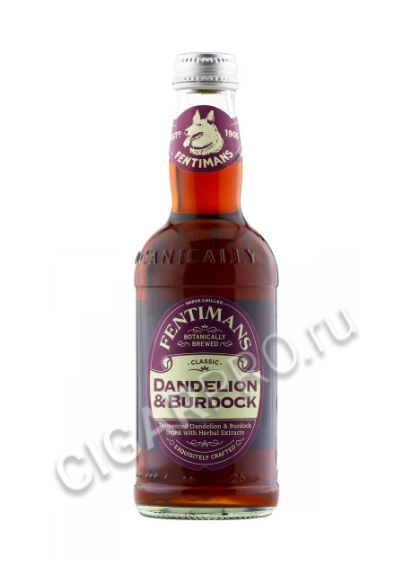 fentimans dandelion burdock купить тоник фентиманс лопух и одуванчик 0.275л цена