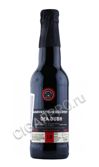 пиво harviestoun ola dubh reserve 18 0.33л