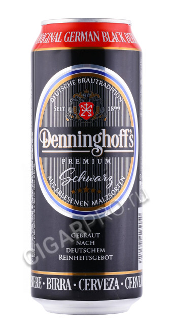 пиво denninghoffs schwarz 0.5л