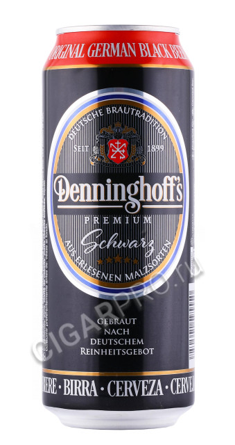 пиво denninghoffs schwarz 0.5л