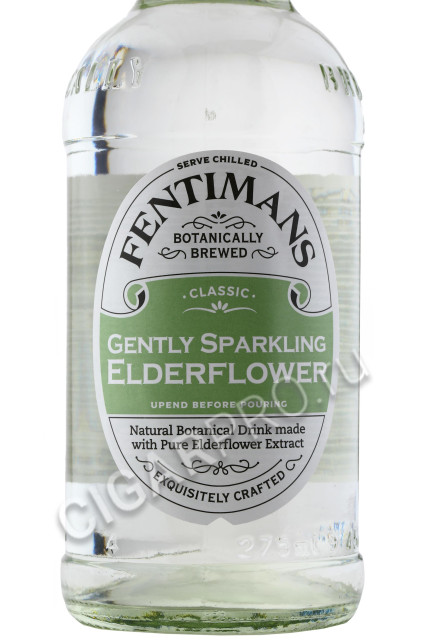 этикетка fentimans wild english elderflower 0.275л