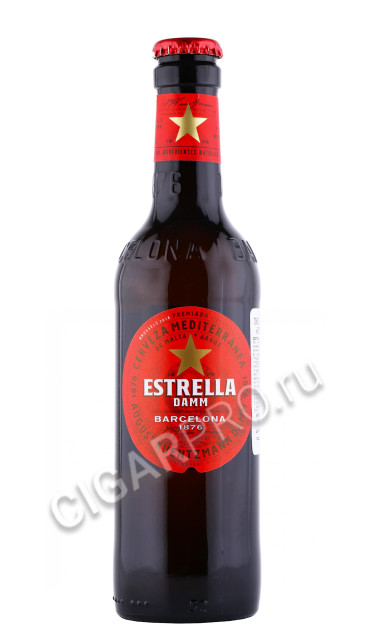 пиво estrella damm 0.33л