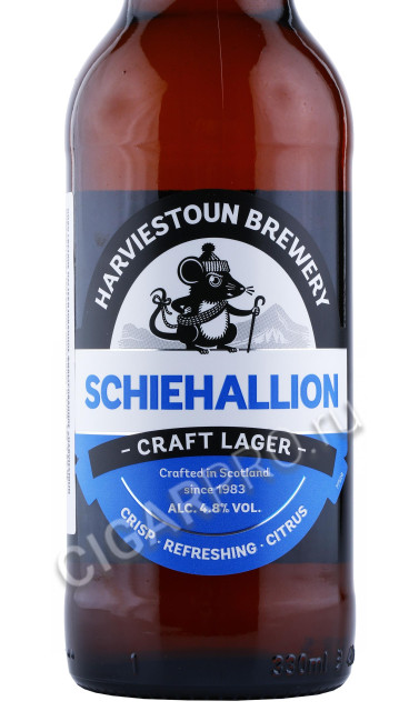 этикетка пиво harviestoun schiehallion 0.33л