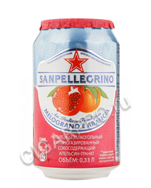 san pellegrino melograno e arancia купить воду сан пелегрино гранат и апельсин ж/б  цена