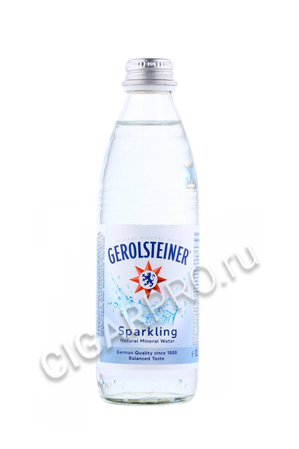 gerolsteiner купить воду минеральная газированная геролштайнер шпрудель 0.33л цена