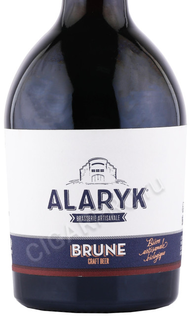 этикетка пиво alaryk brune 0.33л