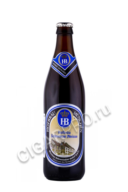 пиво hofbrau schwarze weisse 0.5л