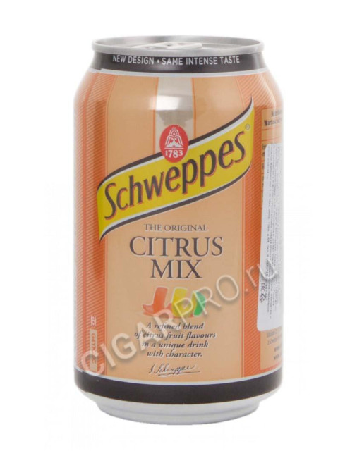 schweppes citrus mix напиток газированный цитрус микс