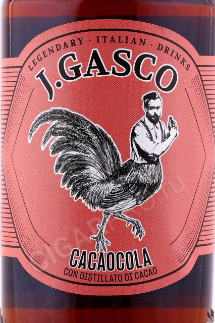 этикетка тоник j gasco cacao cola 0.2л