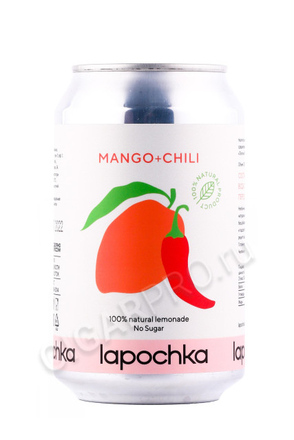 лимонад lapochka mango chili 0.33л