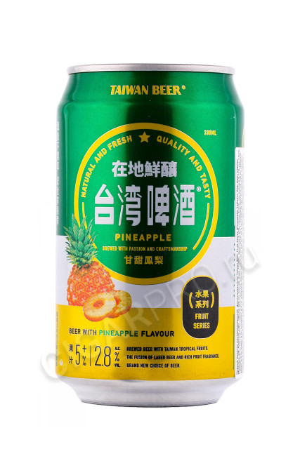 пиво taiwan beer pineapple 0.33л