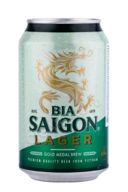 Пиво Сайгон Лагер 0.33л