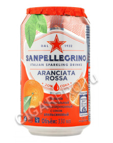 купить воду san pellegrino красный апельсин ж/б цена