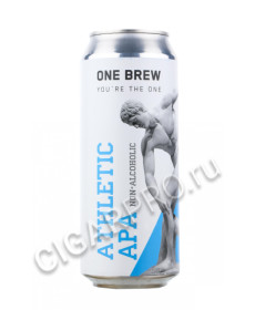 one brew athletic apa пивной напиток безалкогольный уан брю атлетик апа 0.5 л
