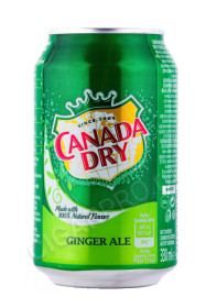 лимонад canada dry ginger ale 0.33л