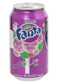 fanta grape напиток газированный фанта виноград в ж/б
