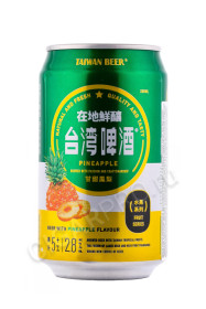 пиво taiwan beer pineapple 0.33л