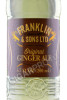 этикетка franklin sons original ginger ale 0.2л