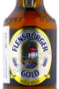 этикетка flensburger gold 0.33л