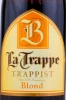 Этикетка Пиво Ла Трапп Блонд 0.75л