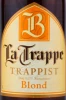 Этикетка Пиво Ла Трапп Блонд 0.33л