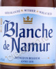 этикетка пиво blanche de namur 0.33л