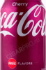 этикетка лимонад coca-cola cherry 0.355л