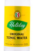 этикетка тоник holiday original tonic water 0.33л
