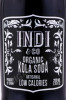 этикетка тоник indi organic cola 0.2л